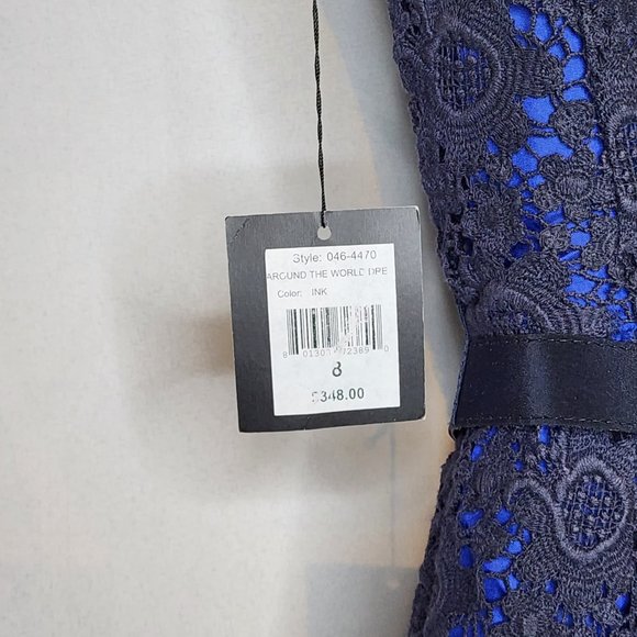 Nanette Lepore around the world dress size 8 in Navy - Picture 4 of 4